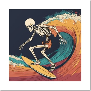 Skeletal Swell Rider Posters and Art